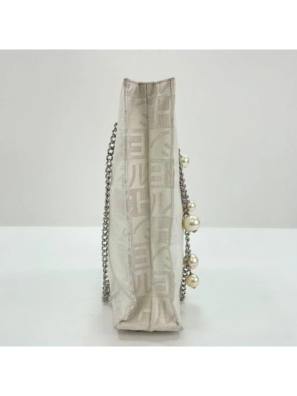 Chanel Shoulder Bag Ginza Store Limited Pearl CC Logo